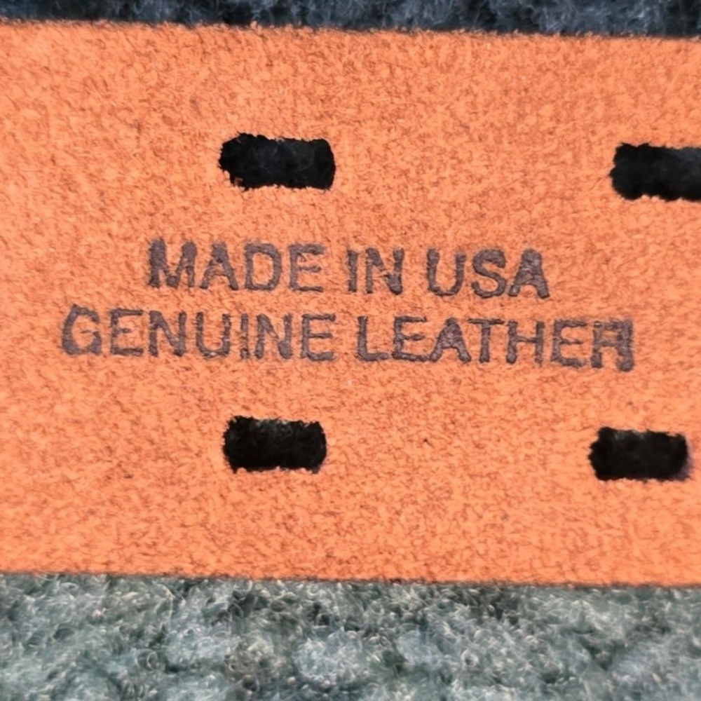 Red Wing Heritage 96530 Mens Brown Leather Double Prong Belt Made in USA Size 40 - Picture 3 of 6